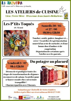 BEDARIEUX - ATELIER DE CUISINE CRÉATIVE POUR ENFANTS 6 À 12 ANS