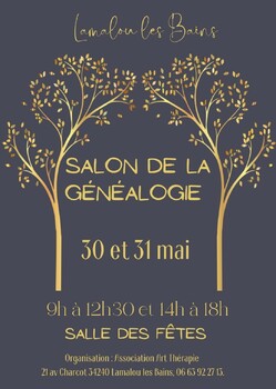 LAMALOU-LES-BAINS - SALON DE LA GÉNÉALOGIE