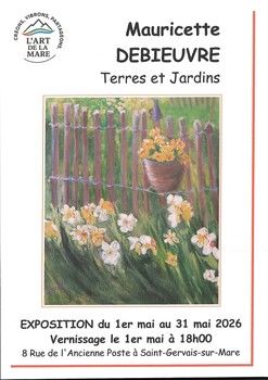 SAINT-GERVAIS-SUR-MARE - "TERRES ET JARDINS" DE MAURICETTE DEBIEUVRE