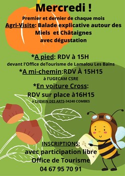 COMBES - AGRI-VISITE AUTOUR DES MIELS ET CHÂTAIGNES