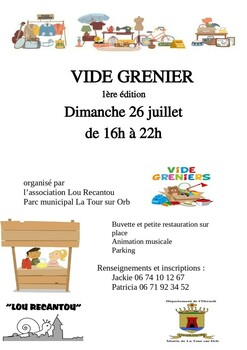 LA TOUR-SUR-ORB - VIDE GRENIER LOU RECANTOU
