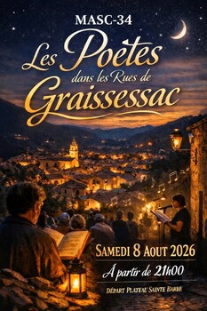 GRAISSESSAC - LES POÈTES DANS LES RUES DE GRAISSESSAC