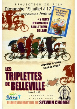 AVENE - PROJECTION DU FILM "LES TRIPLETTES DE BELLEVILLE "