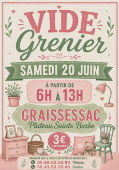 GRAISSESSAC - VIDE GRENIER