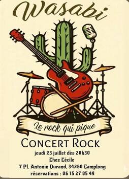 CAMPLONG - SOIRÉE CONCERT ROCK