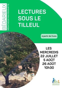BEDARIEUX - LECTURES SOUS LE TILLEUL