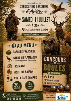 AVENE - CONCOURS DE BOULES EN DOUBLETTES