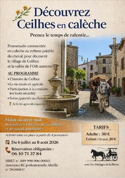 CEILHES-ET-ROCOZELS - DÉCOUVREZ CEILHES EN CALÈCHE