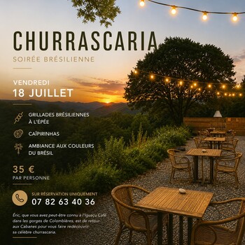 LA TOUR-SUR-ORB - SOIRÉE BRÉSILIENNE CHURRASCARIA