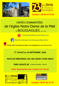 LA TOUR-SUR-ORB - VISITE GUIDÉE DE L'ÉGLISE NOTRE DAME DE LA PITIÉ
