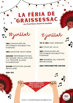 GRAISSESSAC - FÉRIA - DANSE SÉVILLANE "ALMAS FLAMENCAS"