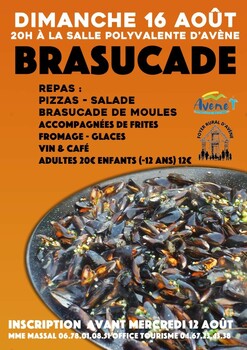 AVENE - SOIRÉE CONVIVIALE ET BRASUCADE DE MOULES