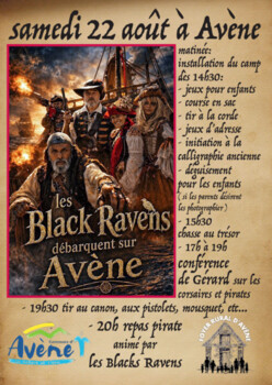 AVENE - JOURNÉE PIRATES - CONFÉRENCE SUR LES CORSAIRES ET PIRATES