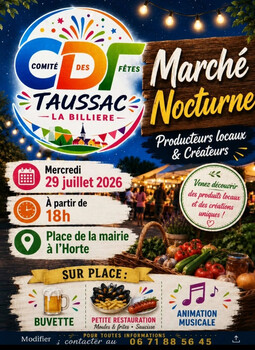 TAUSSAC-LA-BILLIERE - MARCHÉ NOCTURNE