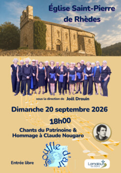 LAMALOU-LES-BAINS - CHANTS DU PATRIMOINE ET HOMMAGE À CLAUDE NOUGARO