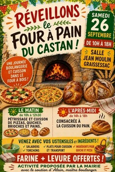 GRAISSESSAC - RÉVEILLONS LE FOUR À PAIN DU CASTAN