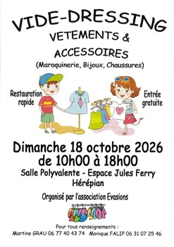 HEREPIAN - VIDE DRESSING - ORGANISE PAR EVASIONS