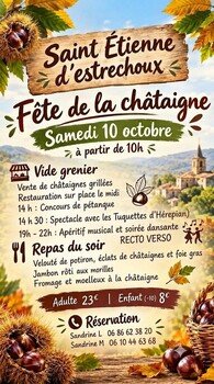 SAINT-ETIENNE-ESTRECHOUX - FÊTE DE LA CHÂTAIGNE