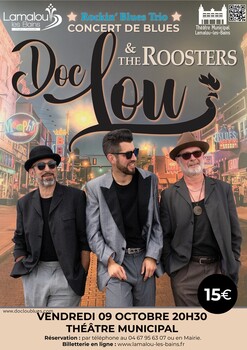 LAMALOU-LES-BAINS - DOC LOU & THE ROOSTERS – SOIRÉE BLUES