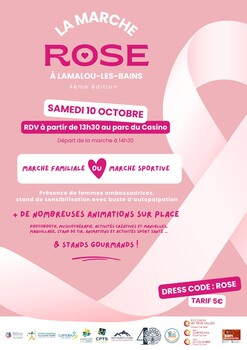 LAMALOU-LES-BAINS - MARCHE ROSE – OCTOBRE ROSE