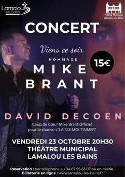 LAMALOU-LES-BAINS - HOMMAGE À MIKE BRANT