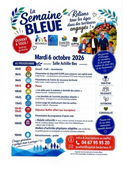 BEDARIEUX - SEMAINE BLEUE