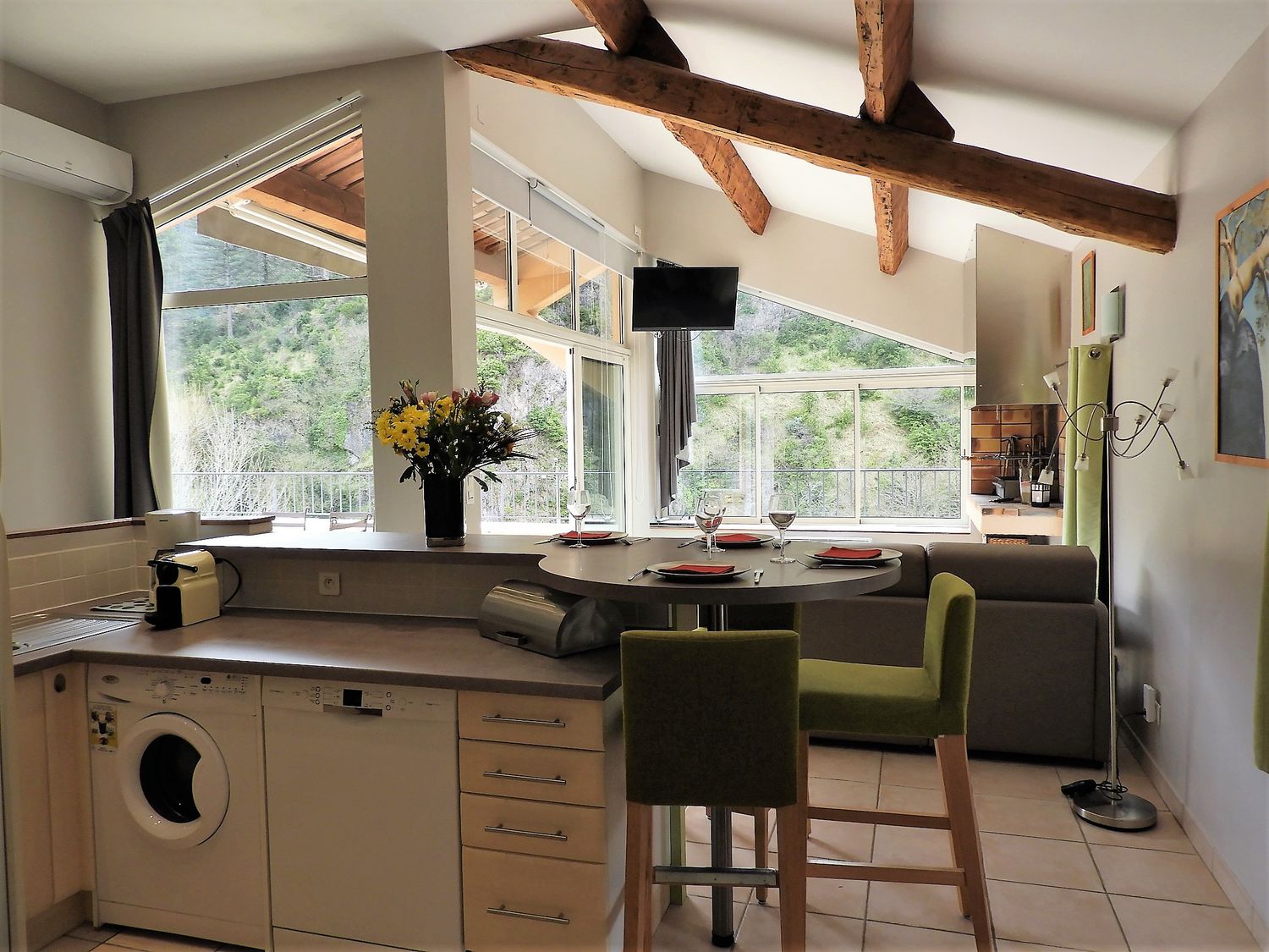 Séjour cuisine ©PEREZ