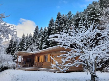 Gite des demoiselles sous la neige ©deux