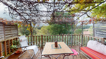 terrasse accessible fzuteuil roulant villa Marrakech Lamalou ©villa Marrakech Lamalou Marc Engler