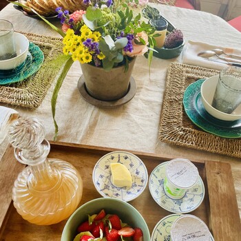 petit-dejeuner à l'interieur ©Sophie de Clock