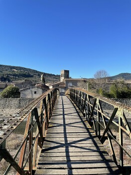 Passerelle sur la Mare à Villemagne ©Thomas AZEMA