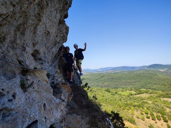 Via ferrata balcons de l_orb  5 © David Foissier ©David Foissier