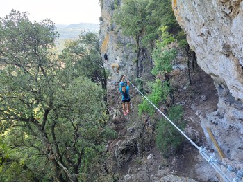 Via ferrata balcons de l_orb  4 © David Foissier ©David Foissier