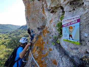 Via ferrata balcons de l_orb  6 © David Foissier ©David Foissier