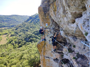 Via ferrata balcons de l_orb  7 © David Foissier ©David Foissier