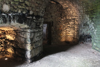 Bâtiment des fours, interieur ©Les Amis du Four à Chaux de La Tour sur Orb