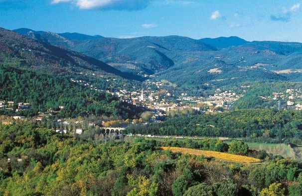 vue lamalou ©oti lamalou les bains vue générale