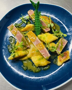 plat ocre rouge ©Restaurant l'Ocre rouge