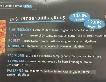 Carte Pizza 2 ©Lucky Pizz